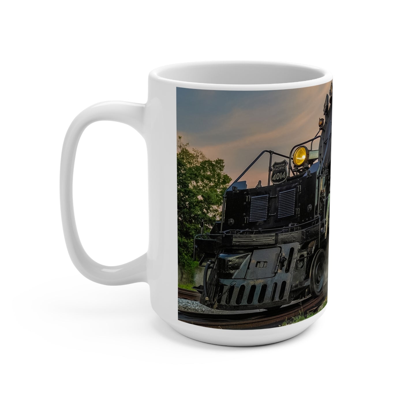 Iconic Union Pacific Big Boy 4014 steam locomotive 15 OZ Railroad Coffee Cup Mug