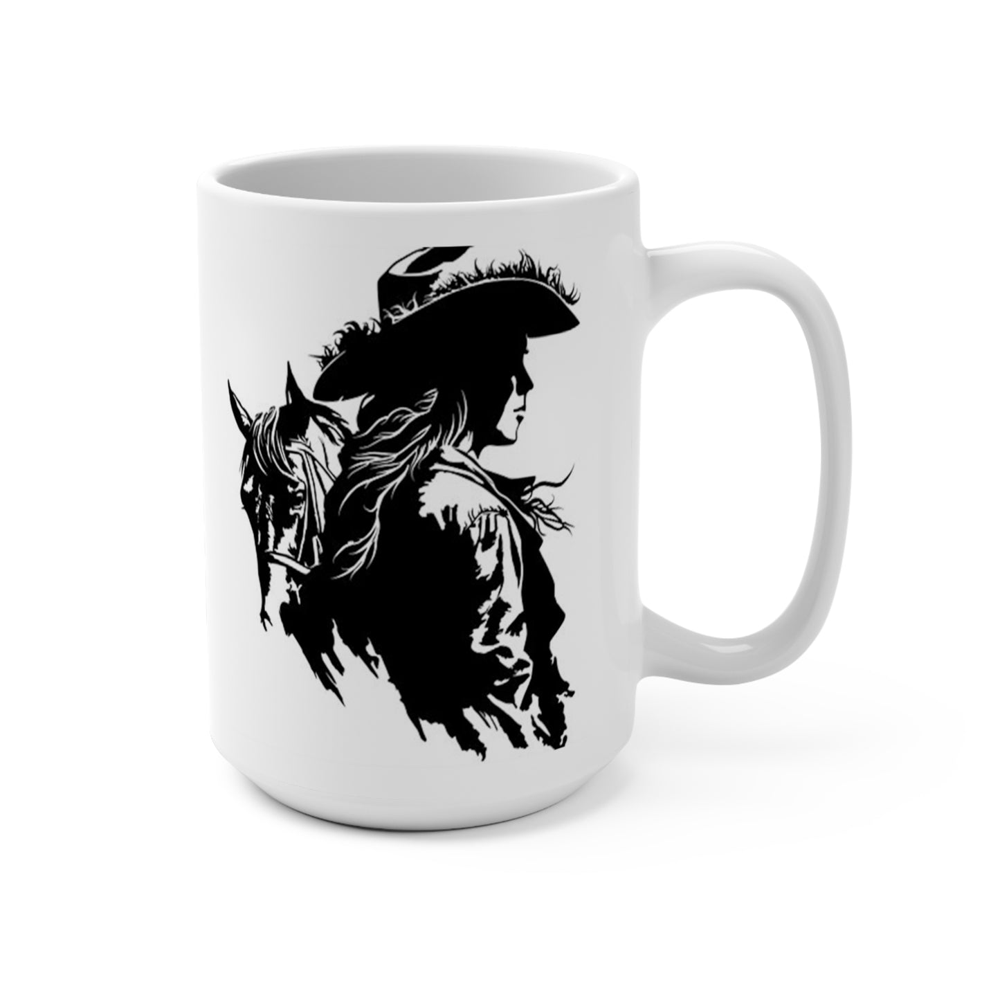 Western Cowgirl Horse Rider - Coffee Mug
