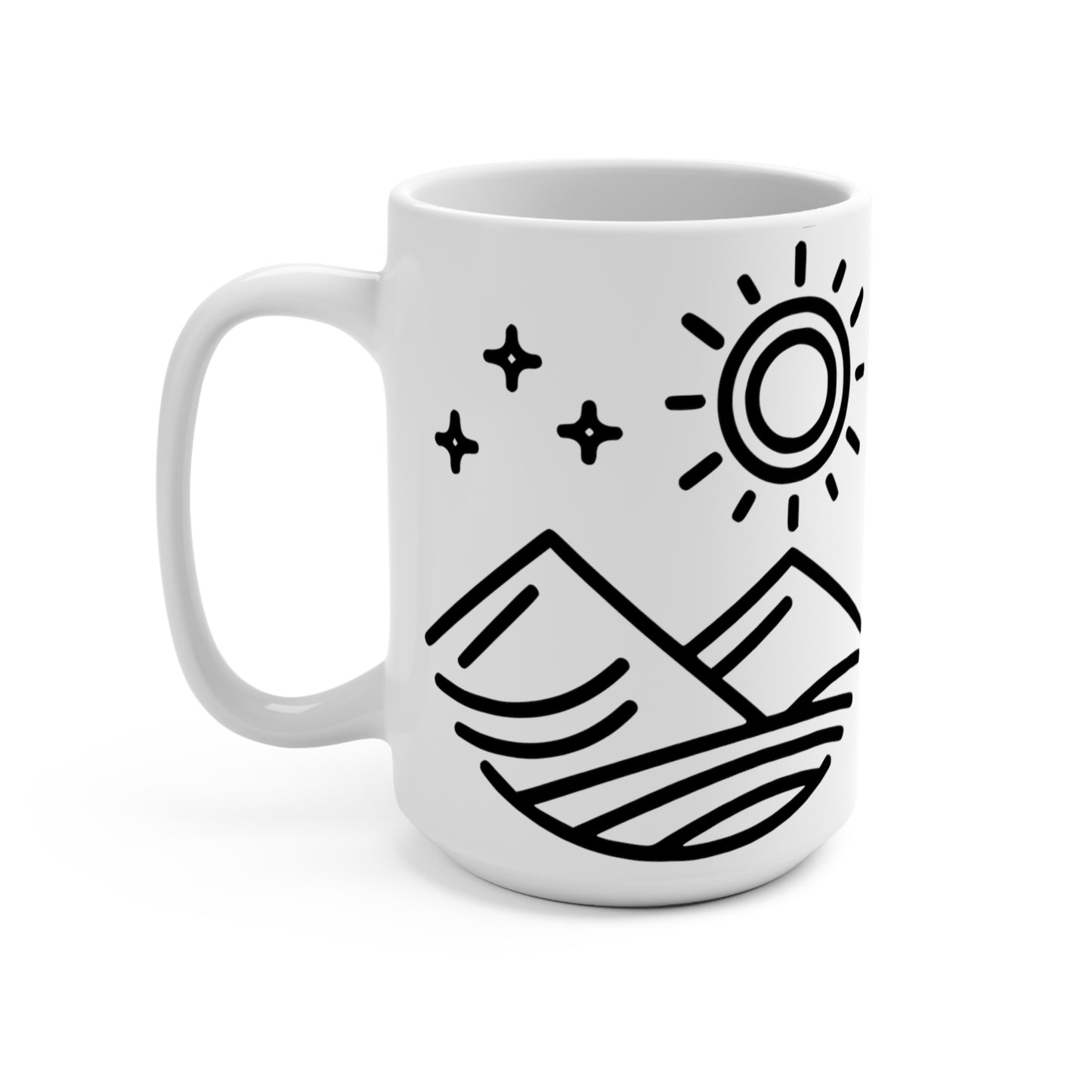 MugsArtStore, Get Lost Camper Mug, Camping Coffee Mug, Nature Outdoor Hiking Camp Lover Gift 15oz Mug