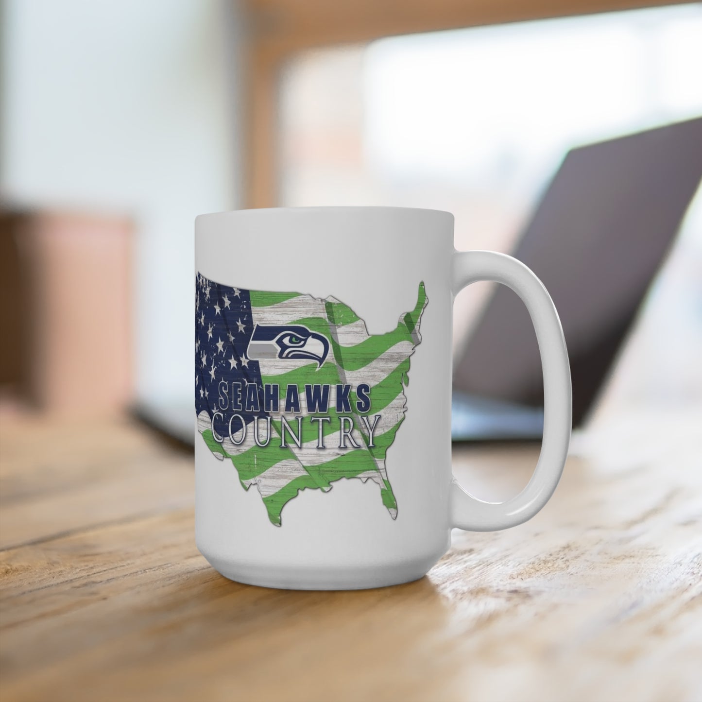 NFL Seahawks country ceramic coffee Cup Mug 15 os