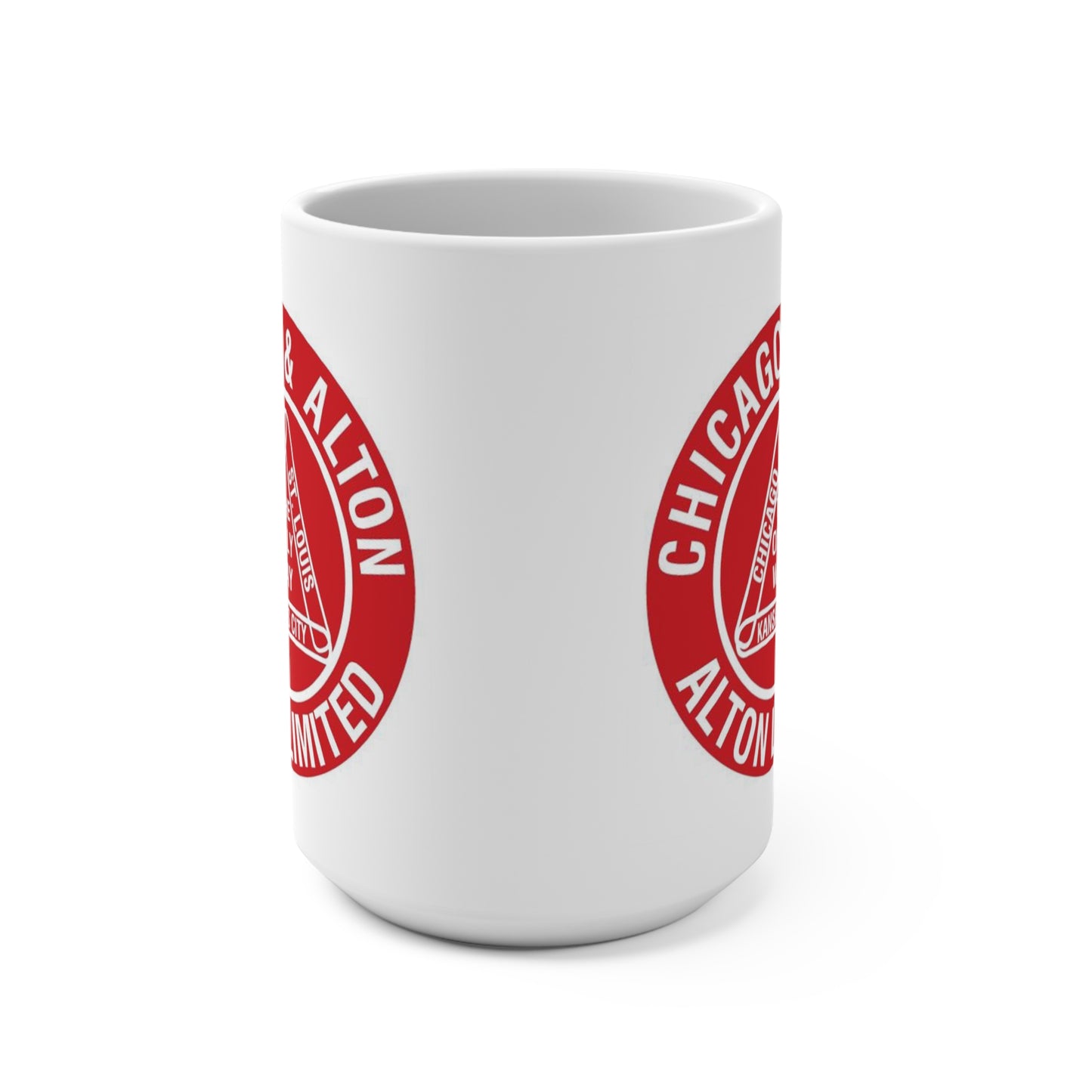Vintage Chicago & Alton Limited Railroad Coffee Mug 15 Train Lover Gift, Retro Railway Cup, Historical Traveler Souvenir,