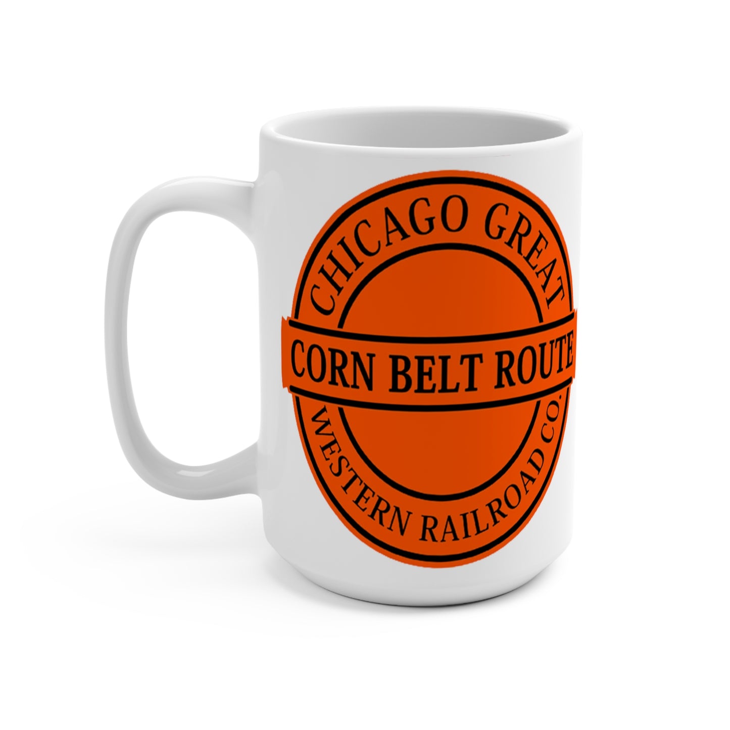 Chicago Great Corn Belt Route Western RailroadMug Coffee Mug15oz