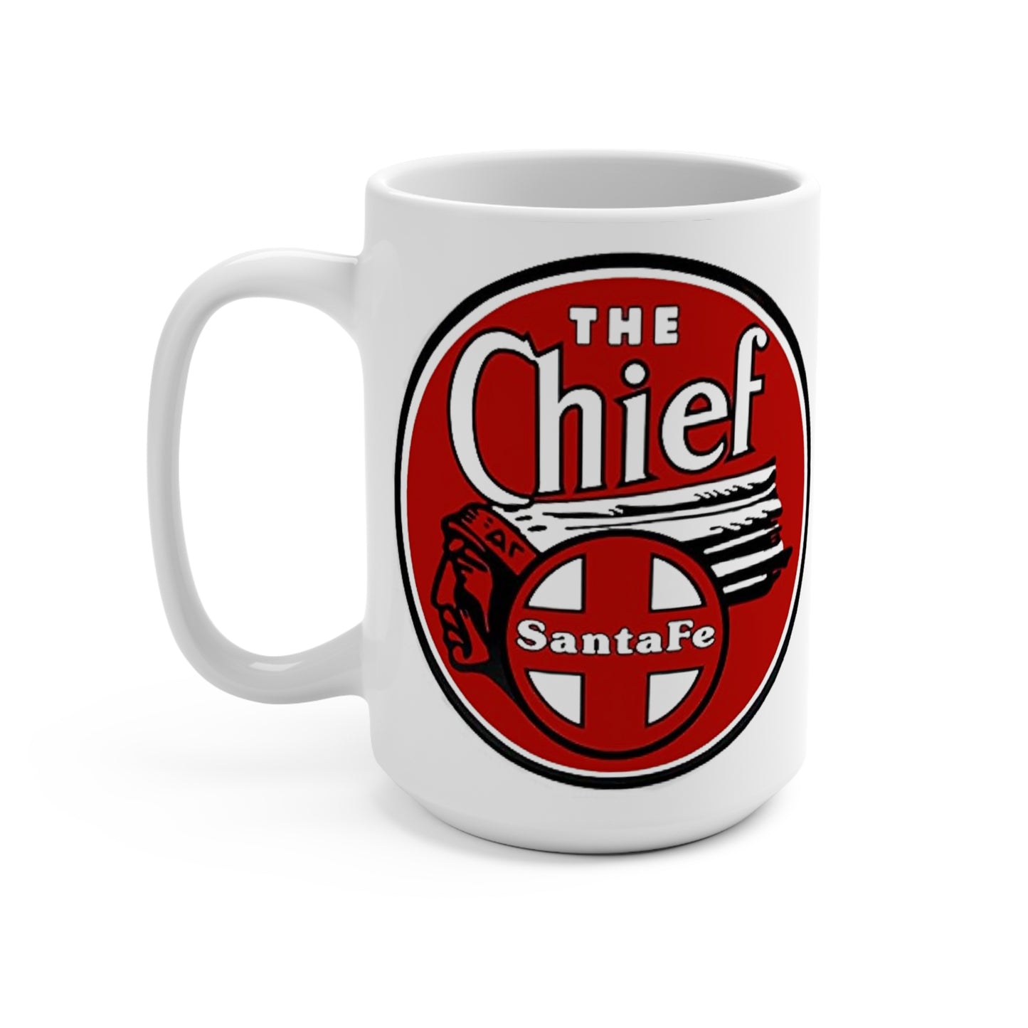 Chief Santa Fe Railroad 15oz mug