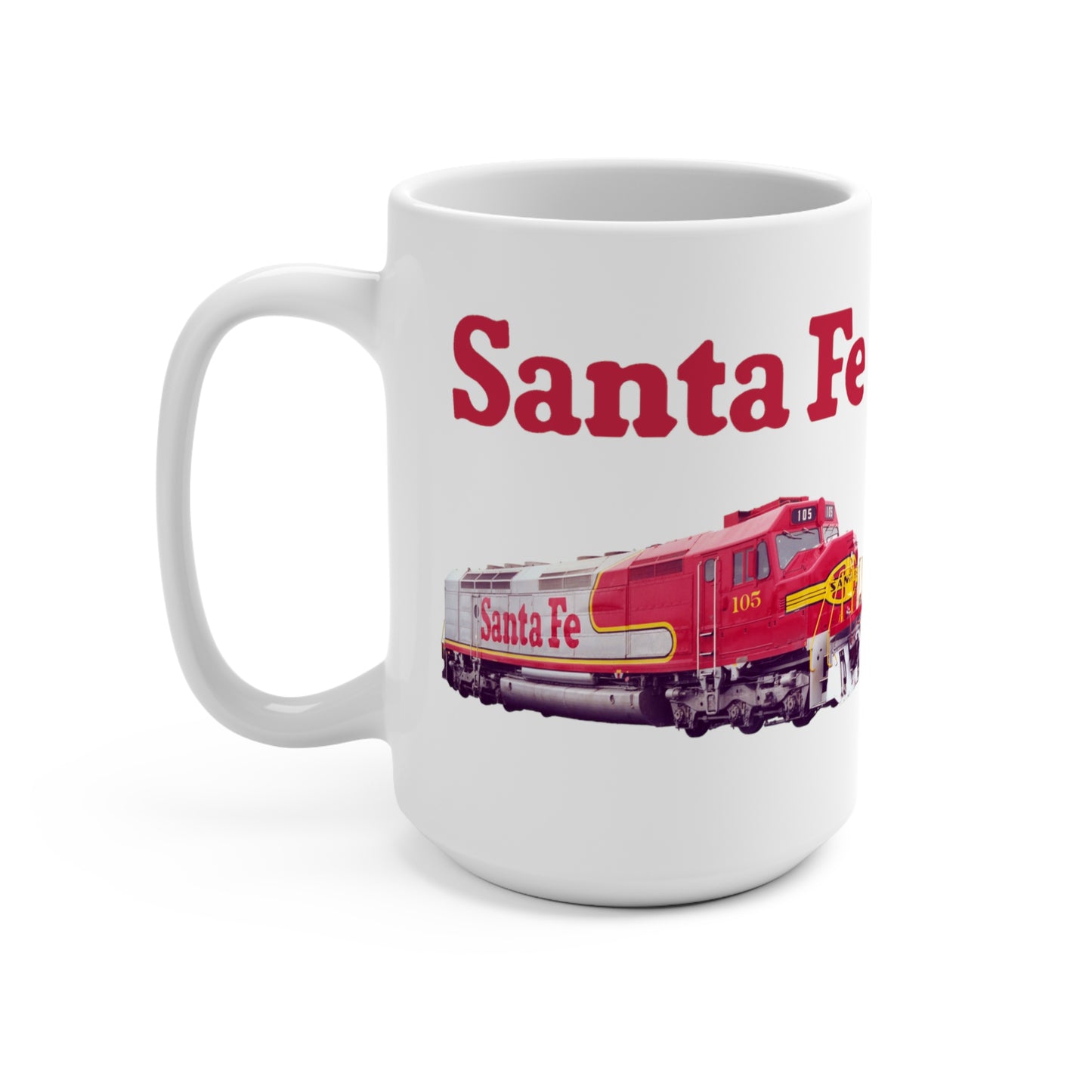 Atchison Topeka and Santa Fe Railway FanRail Railroad Coffee Mug 15oz