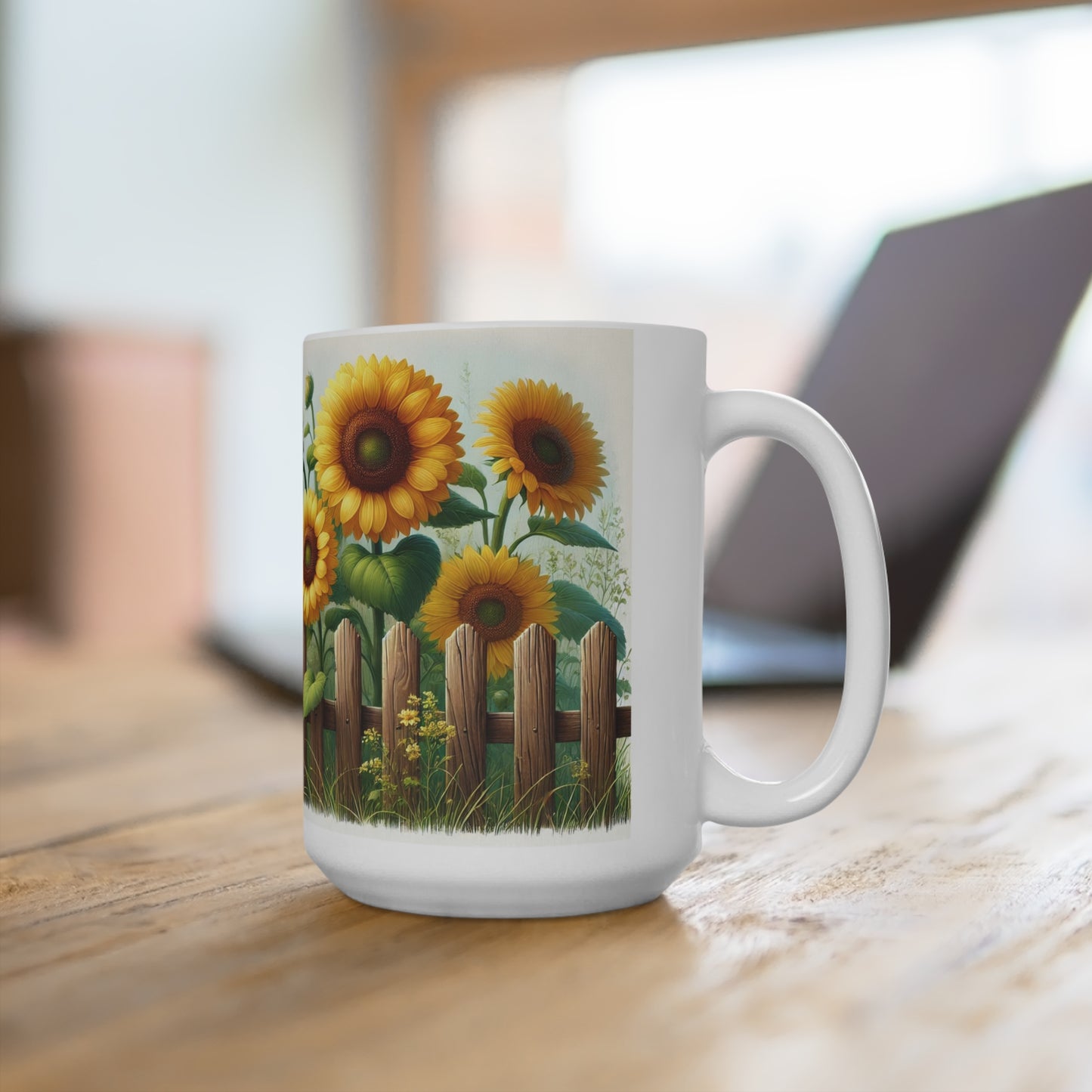 Blooming Sunflower Coffee Mug - Perfect Gift for Nature Enthusiasts