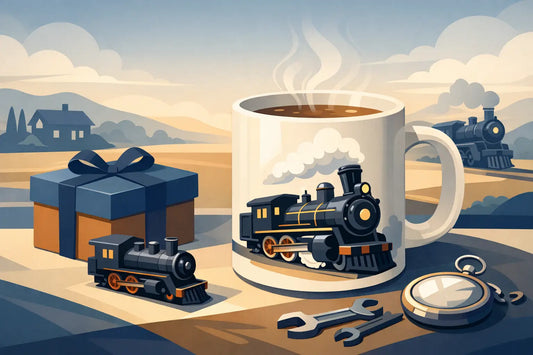 Steam Engine Mug for Dad That Feels Personal