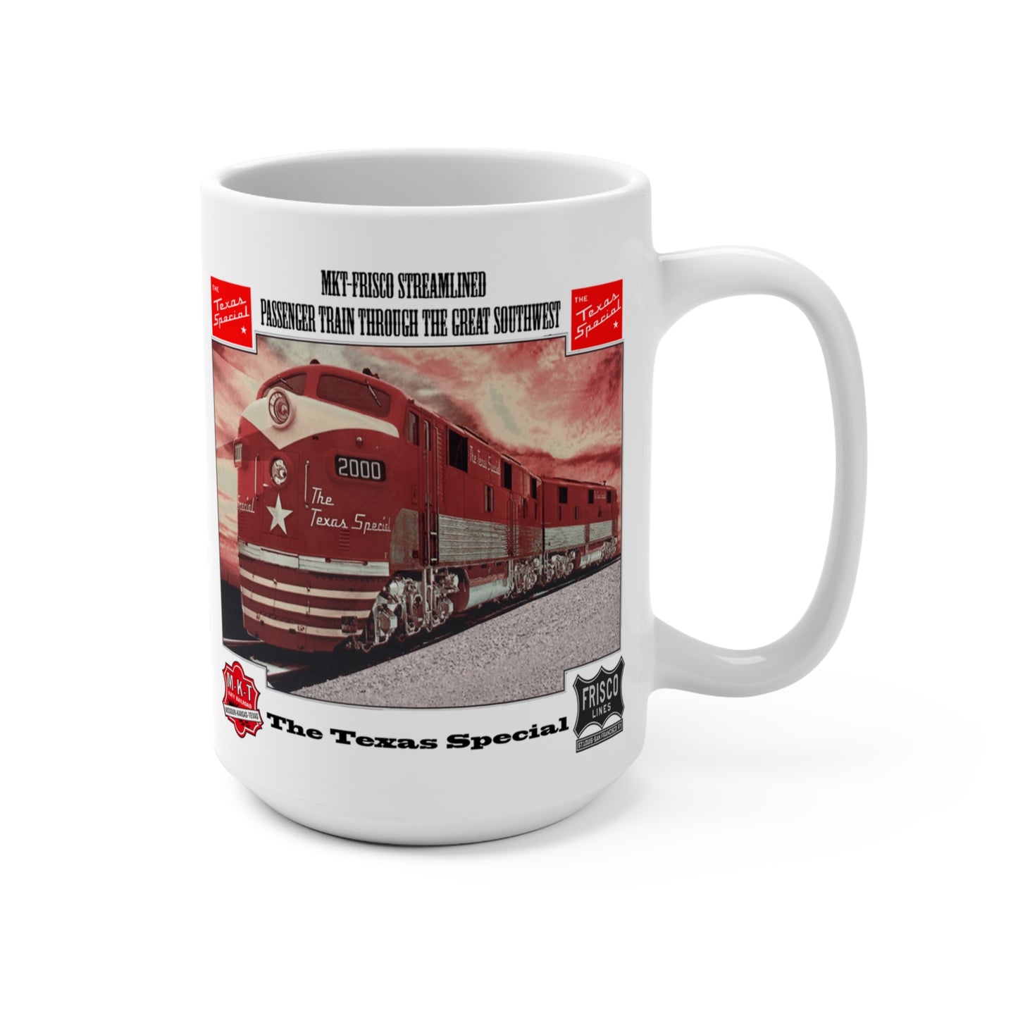 The Texas Special Railroad Coffee Mug 15oz