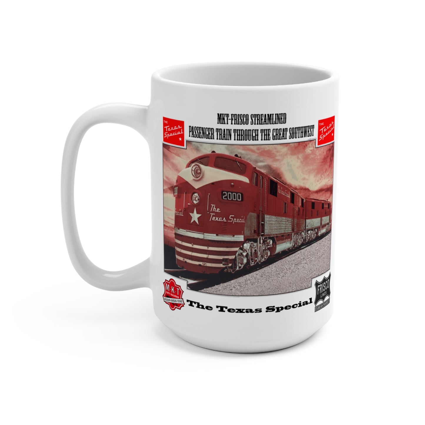 The Texas Special Railroad Coffee Mug 15oz