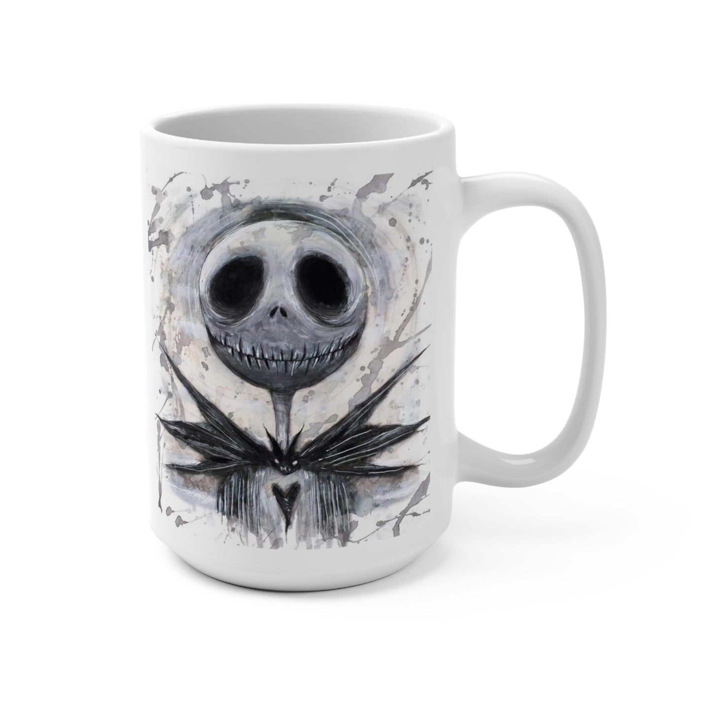 Jack Skellington Halloween Pumpkin Coffee Mug, Nightmare Before Christmas Gift, Halloween Decor, Spooky Coffee Cup, Halloween Kitchenware