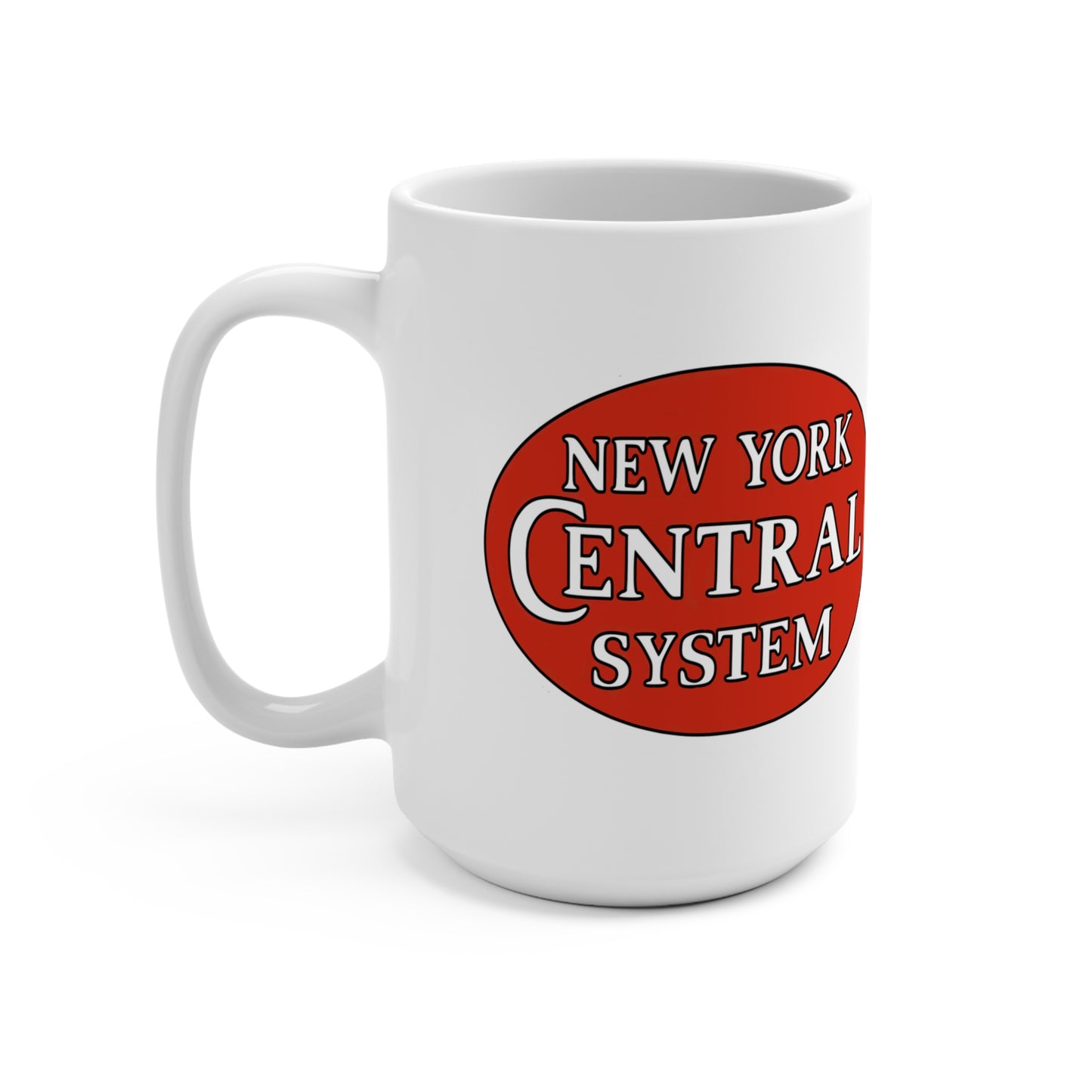 Vintage New York Central Railroad Coffee Mug 15oz, Retro Train Lover Gift, Travel Themed Tea Cup, Railway Enthusiast Present, Commuter