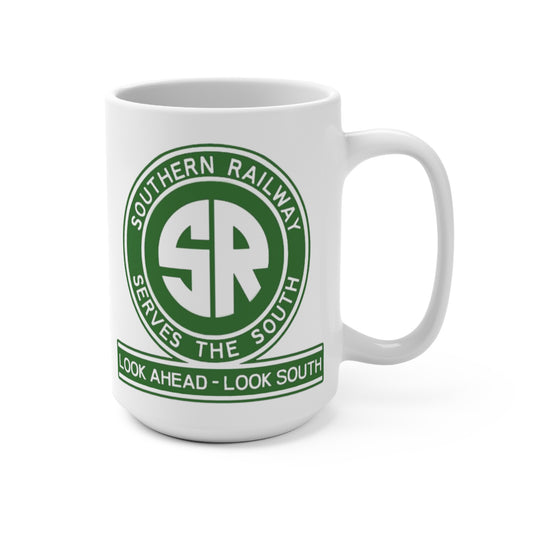 Southern Railway Vintage Railroad Coffee Mug 15oz, Unique Train Lover Gift, Classic Railway Enthusiast Cup, Retro Locomotive