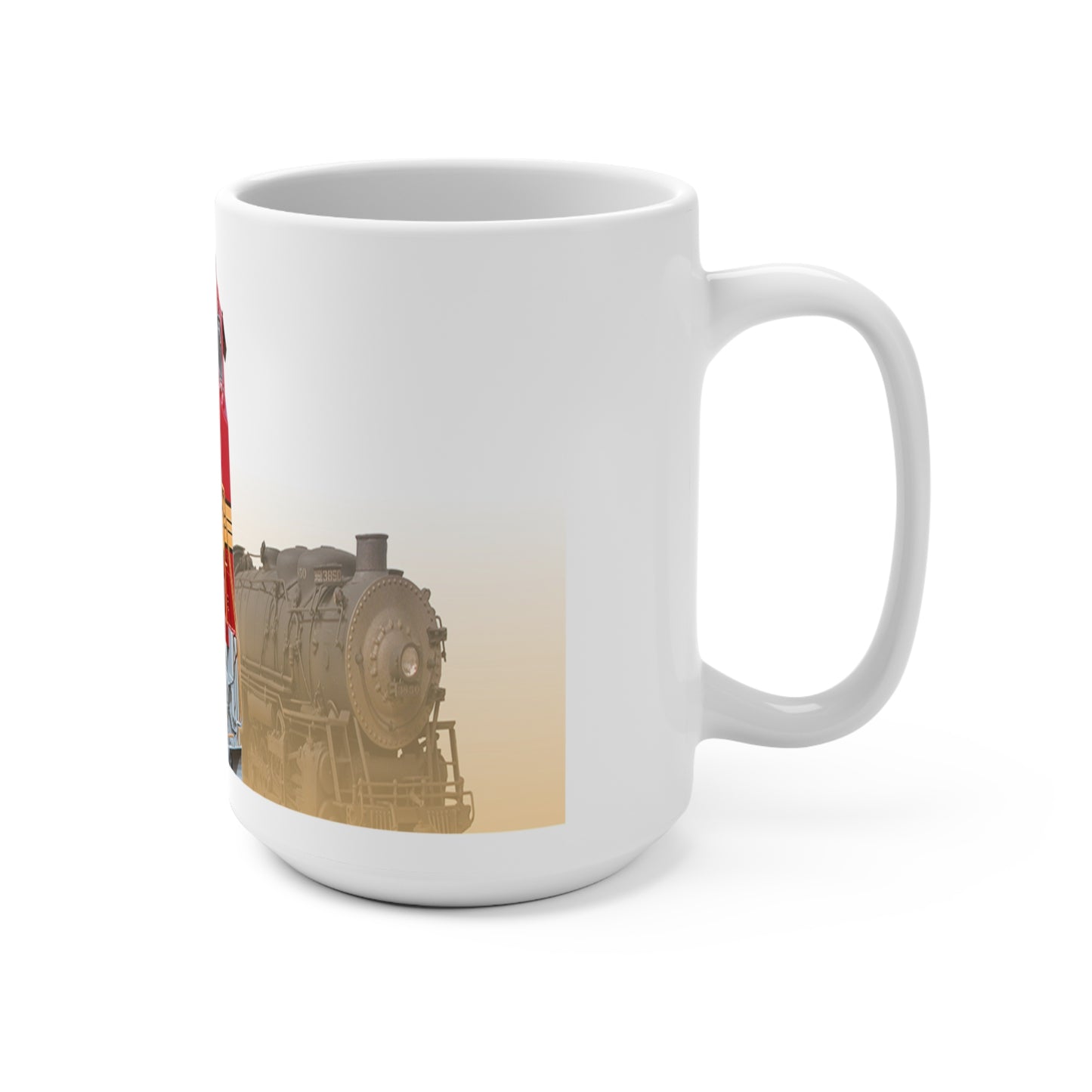 Atchison Topeka and Santa Fe Railroad Coffee Mug 15oz