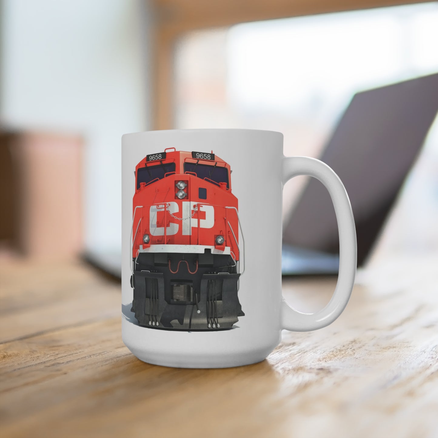 Start your day with a touch of railway history! This 15oz ceramic mug features a detailed and vibrant design of a Canadian Pacific Railway locomotive, making it a perfect gift for train enthusiasts, railway collectors, or anyone who appreciates iconic locomotives.
Product features