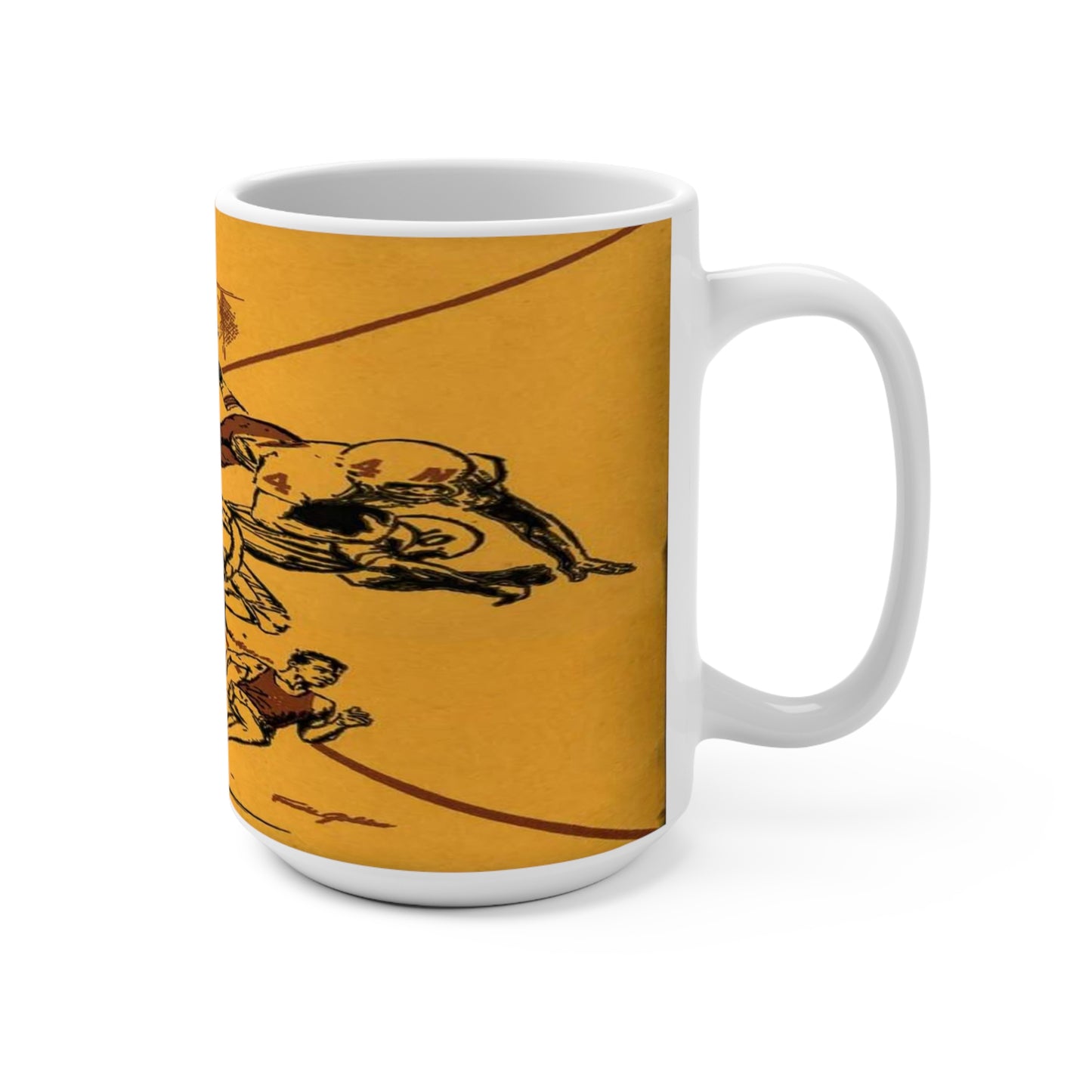 Old Pee- Chee Folder all season Portofolio Coffee Mug 15 OZ Stretch Out