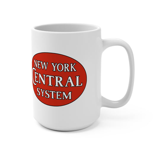 Vintage New York Central Railroad Coffee Mug 15oz, Retro Train Lover Gift, Travel Themed Tea Cup, Railway Enthusiast Present, Commuter