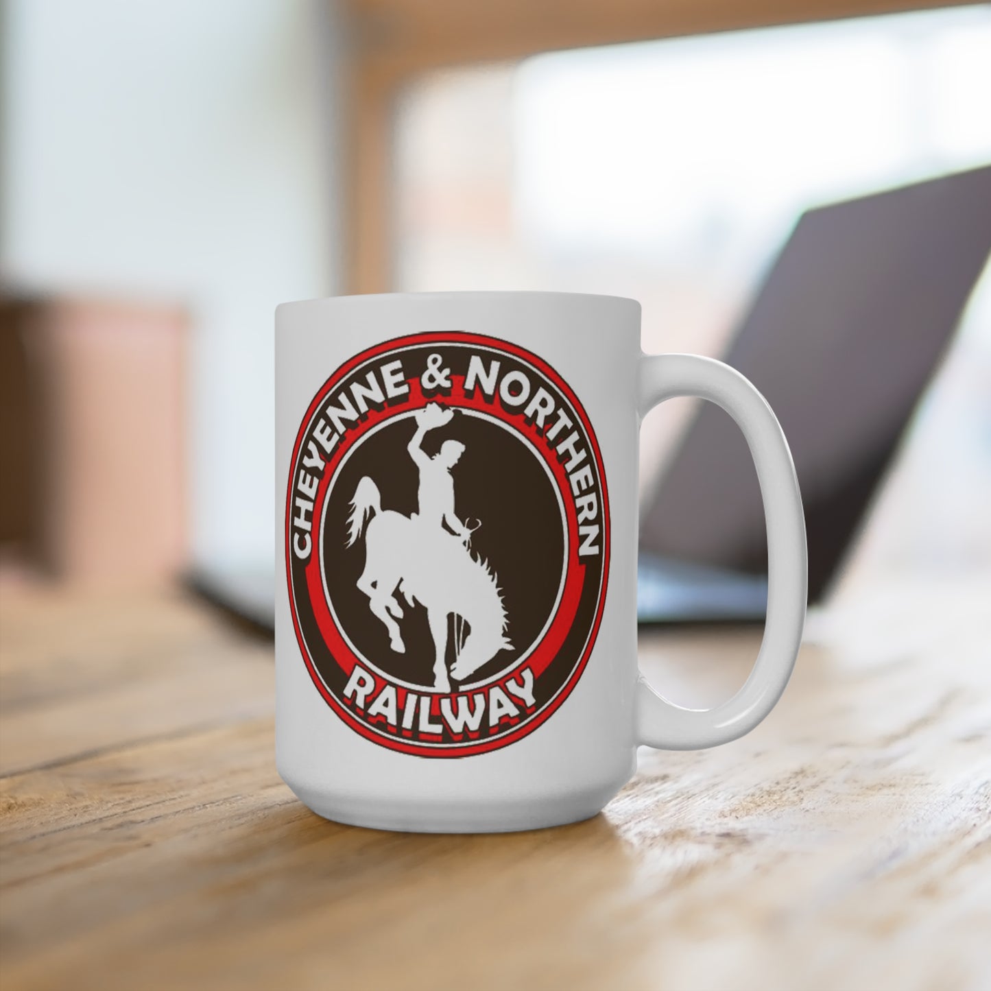 MugsArtStore, Cheyenne and Northern Railway 15oz Mug