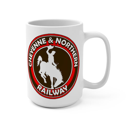 MugsArtStore, Cheyenne and Northern Railway 15oz Mug