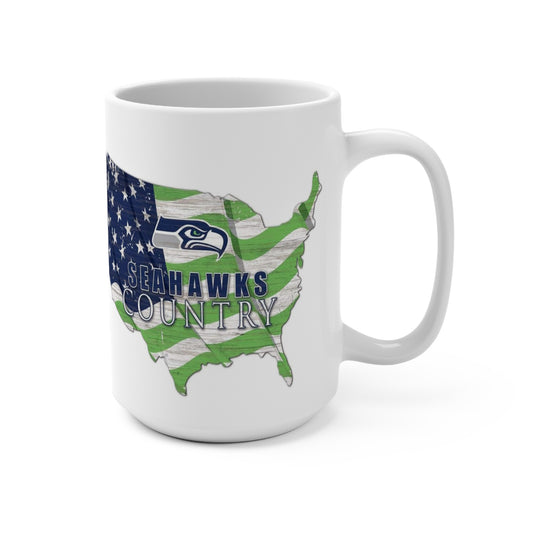 NFL Seahawks country ceramic coffee Cup Mug 15 os