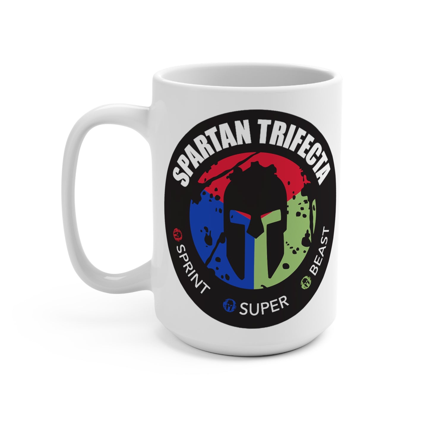 Spartan Sprint Super Beast Finisher 15 OZ Coffee Mug