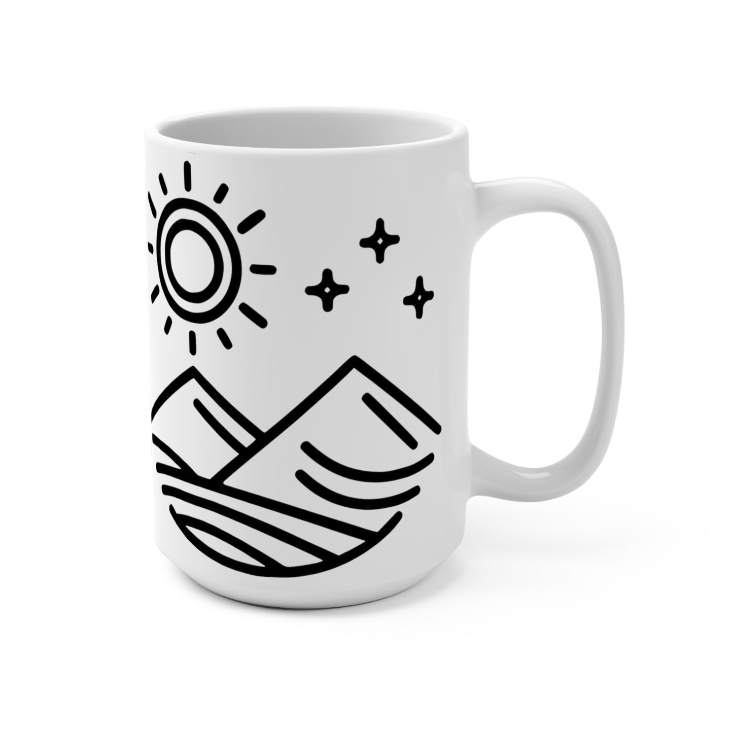 MugsArtStore, Get Lost Camper Mug, Camping Coffee Mug, Nature Outdoor Hiking Camp Lover Gift 15oz Mug