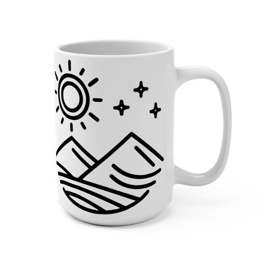 MugsArtStore, Get Lost Camper Mug, Camping Coffee Mug, Nature Outdoor Hiking Camp Lover Gift 15oz Mug