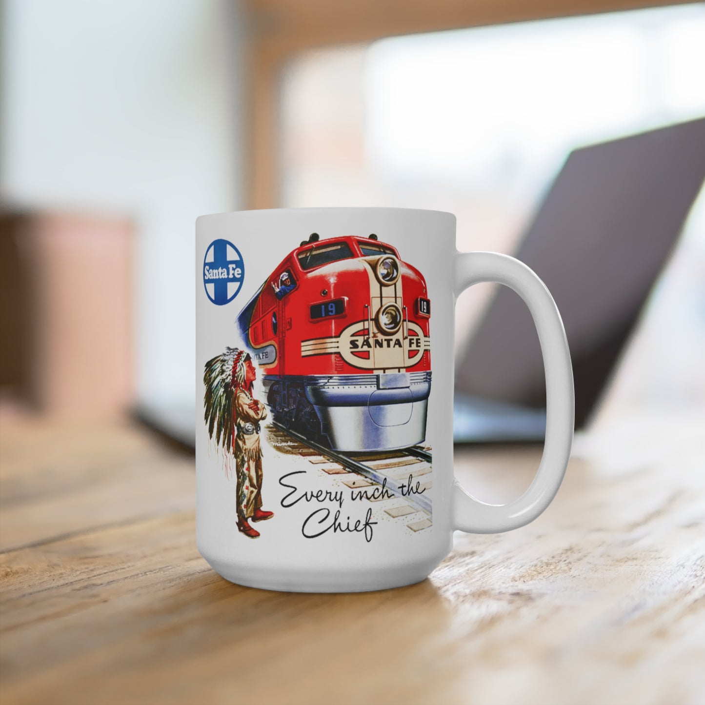 MugsArtStore, 1948 Santa Fe Railroad Super Chief 15oz Coffee Mug