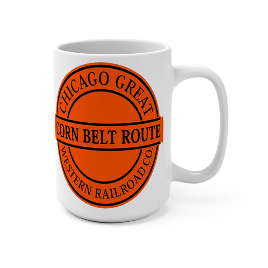 Chicago Great Corn Belt Route Western RailroadMug Coffee Mug15oz