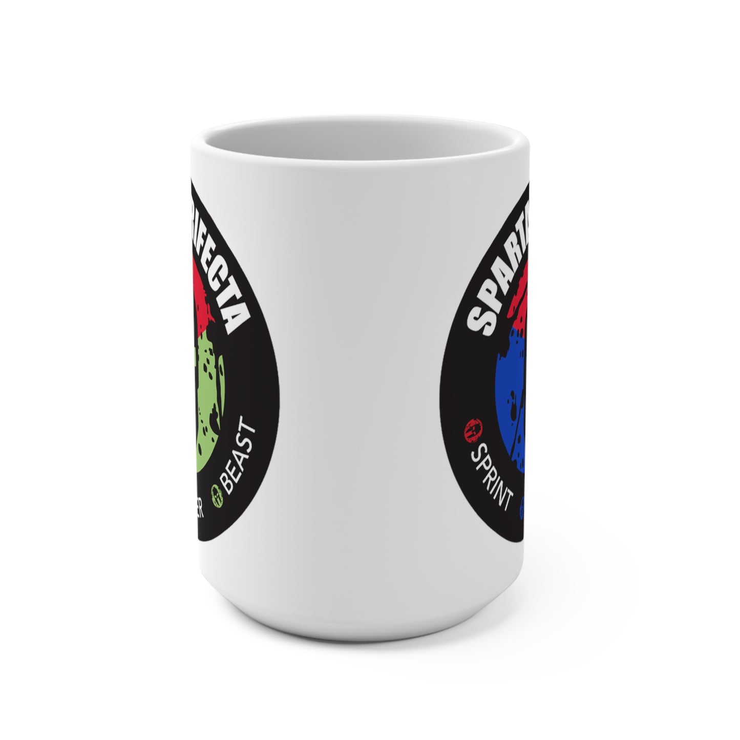 Spartan Sprint Super Beast Finisher 15 OZ Coffee Mug