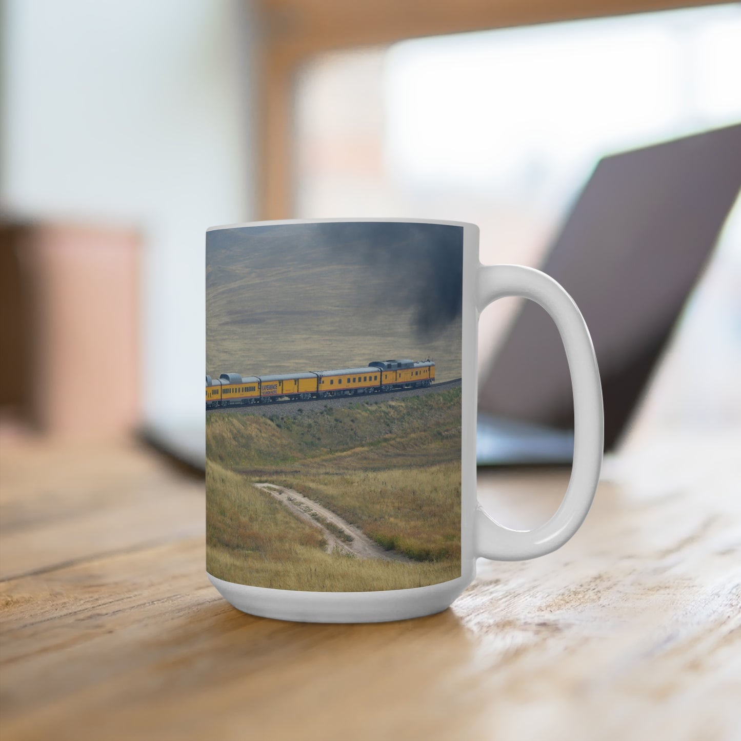 Union Pacific Railroad's Big Boy No. 4014 steam locomotive Coffee Train 15 oz Mug