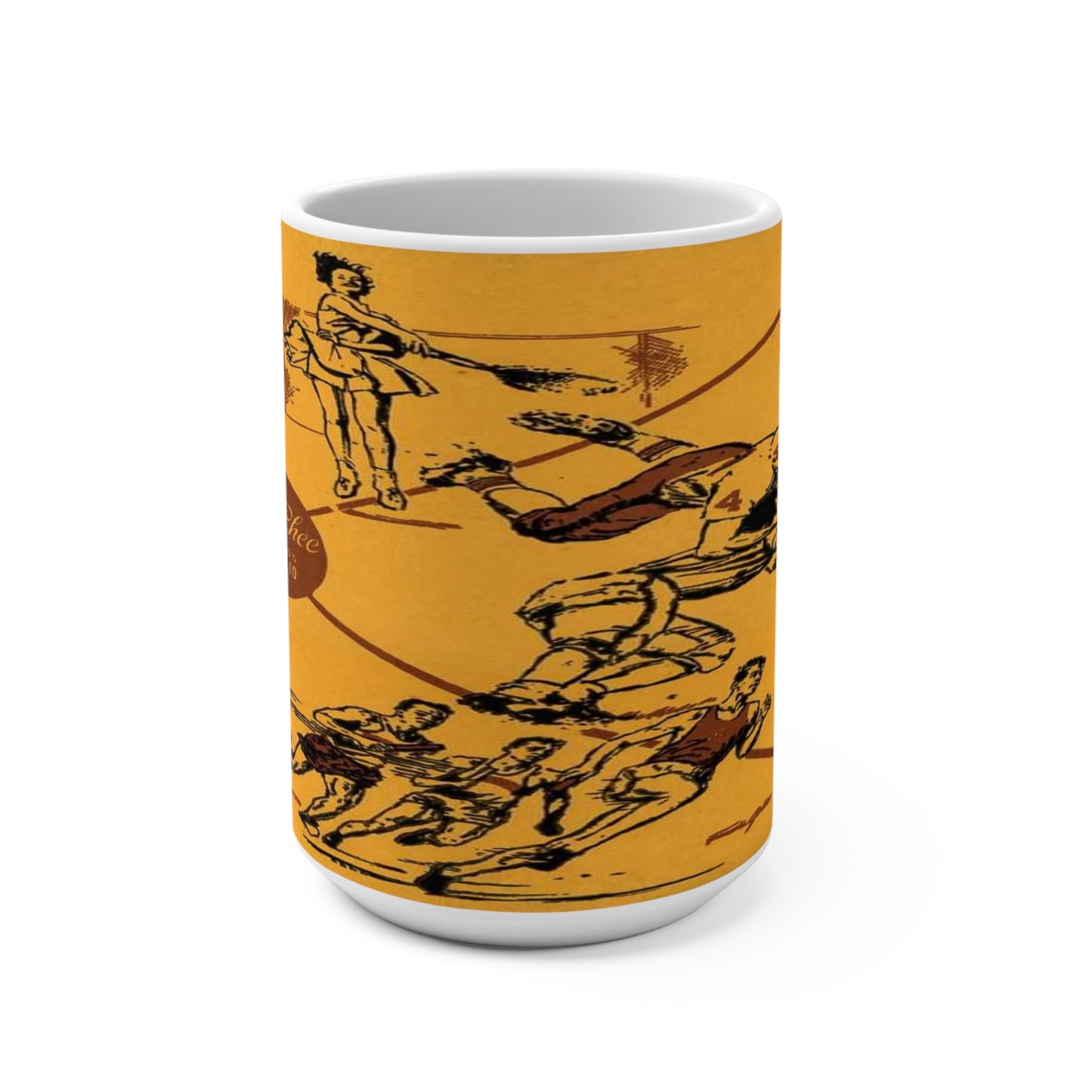 Old Pee- Chee Folder all season Portofolio Coffee Mug 15 OZ Stretch Out