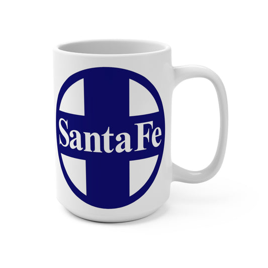 MugsArtStore,Topeka and Santa Fe Railway 15oz Mug