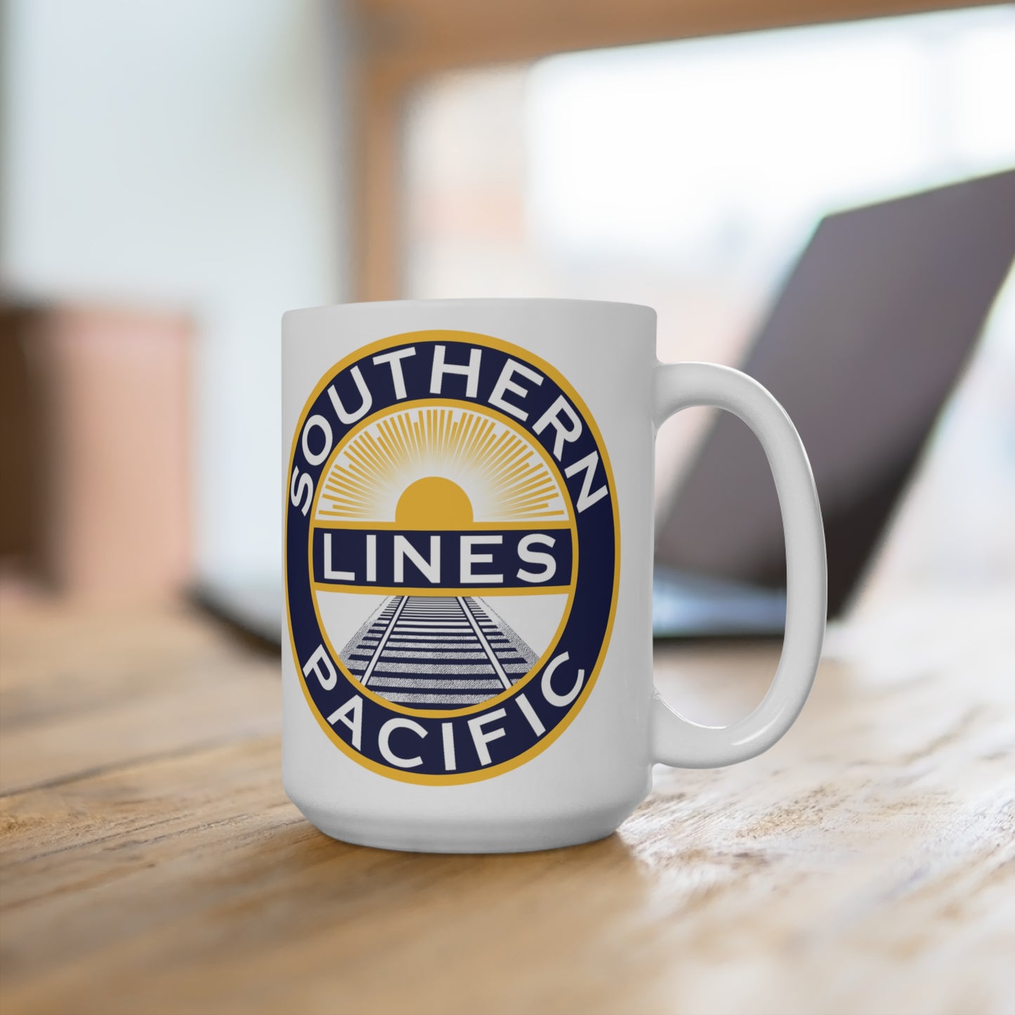 MugsArtStore, Southern Pacific Lines 15oz Mug