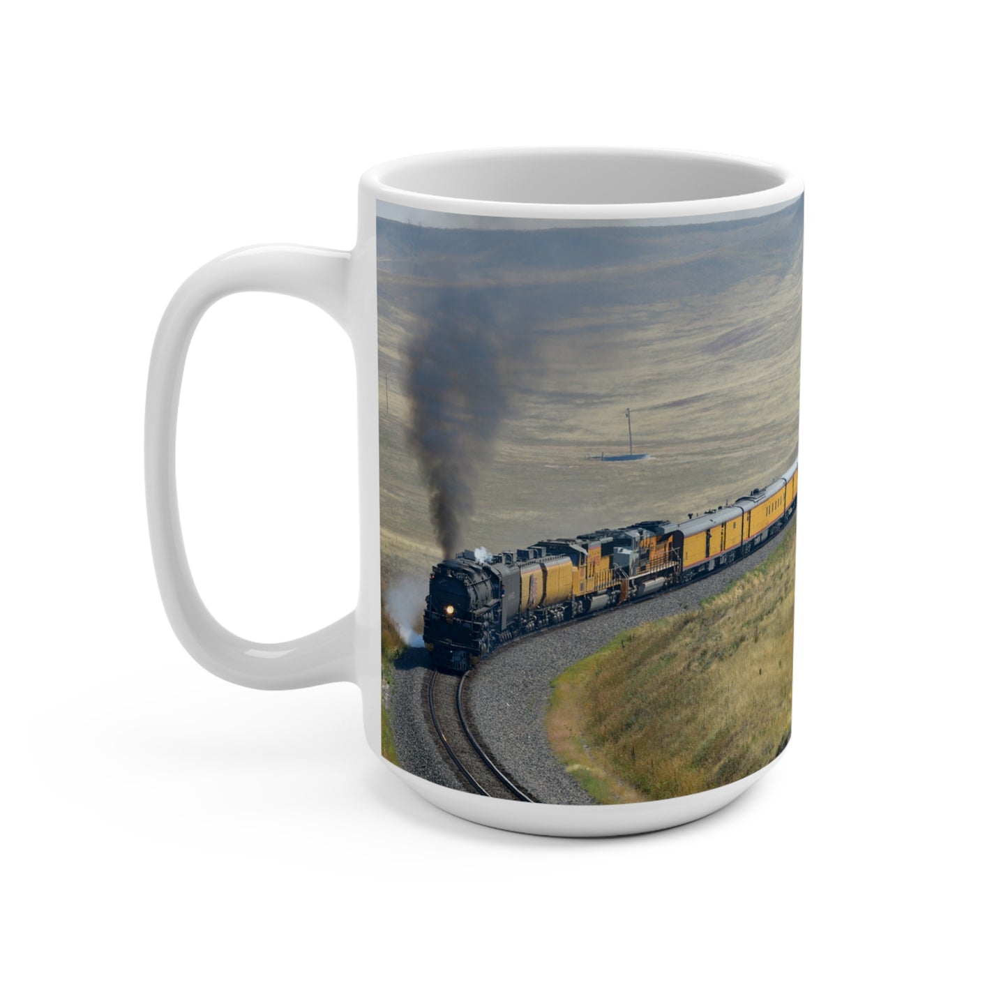 Union Pacific Railroad's Big Boy No. 4014 steam locomotive Coffee Train 15 oz Mug