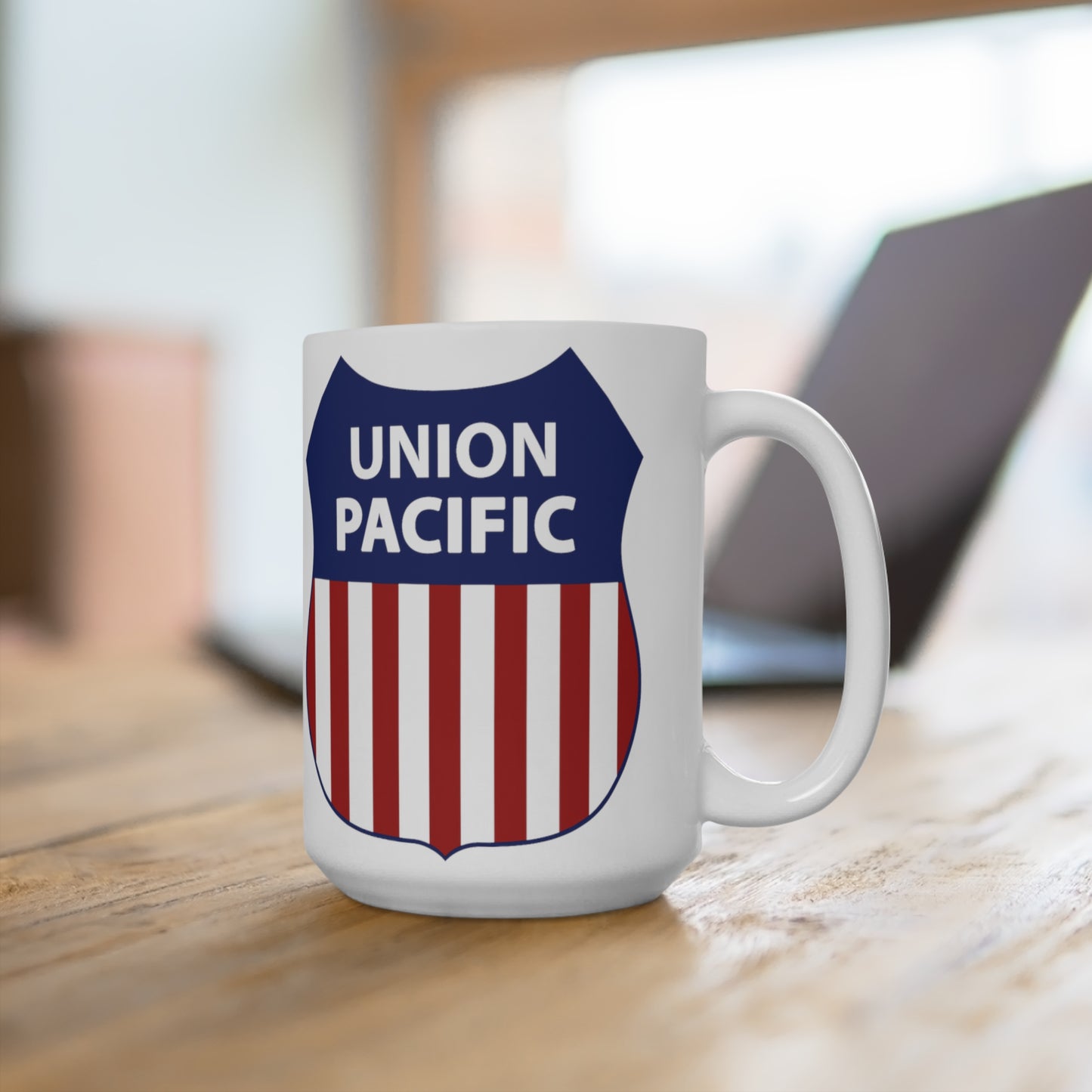 MugsArtStore,Union Pacific Railroad Mug 15 oz