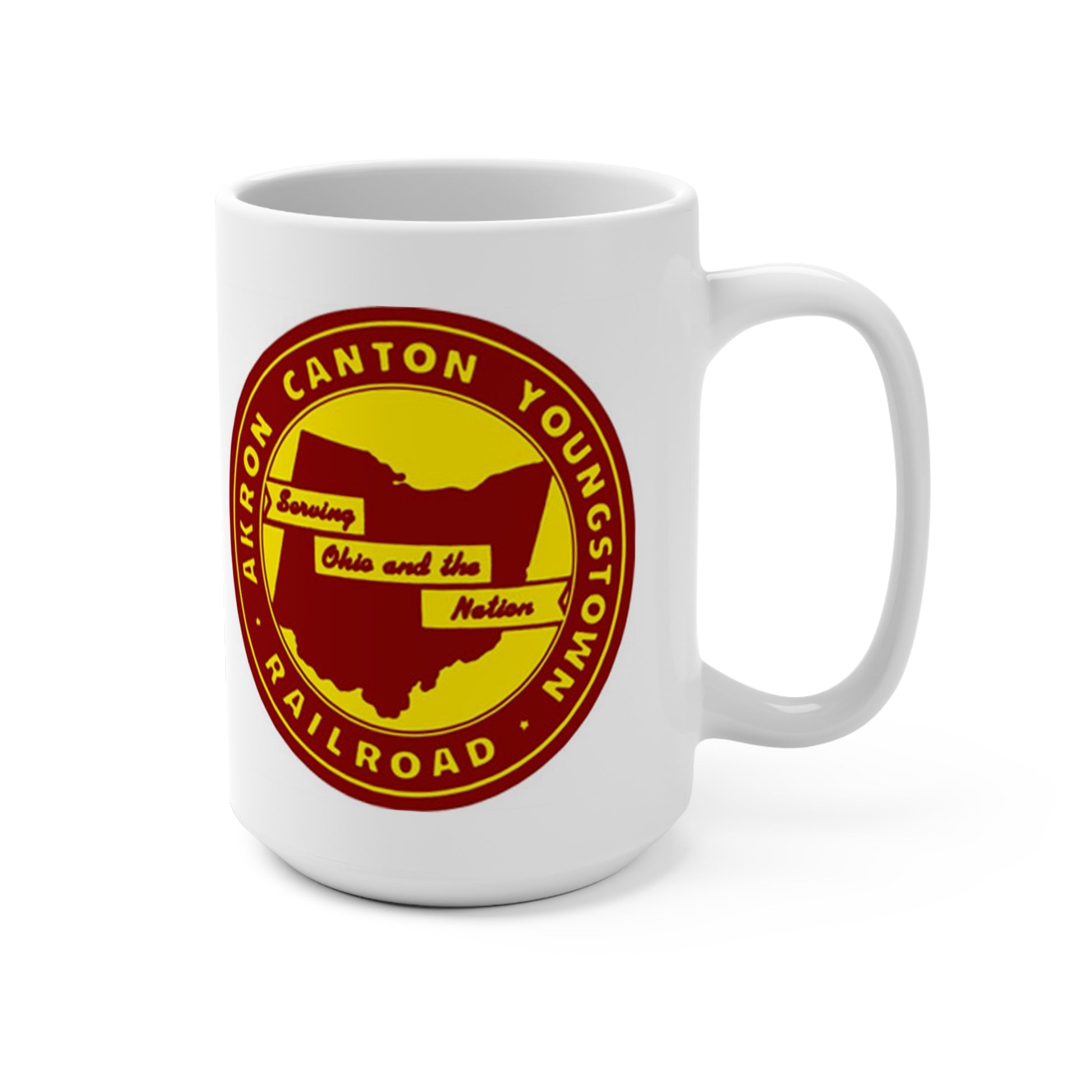 Akron Canton Youngstown Train Coffee Mug