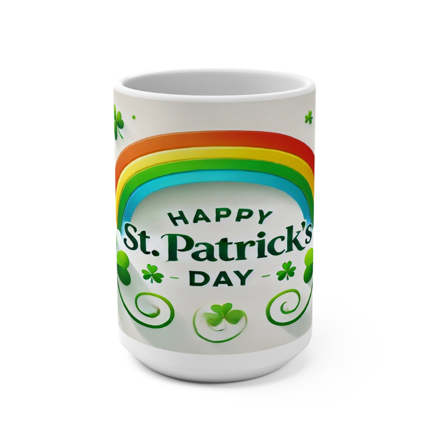 Shamrock & Rainbow Mug