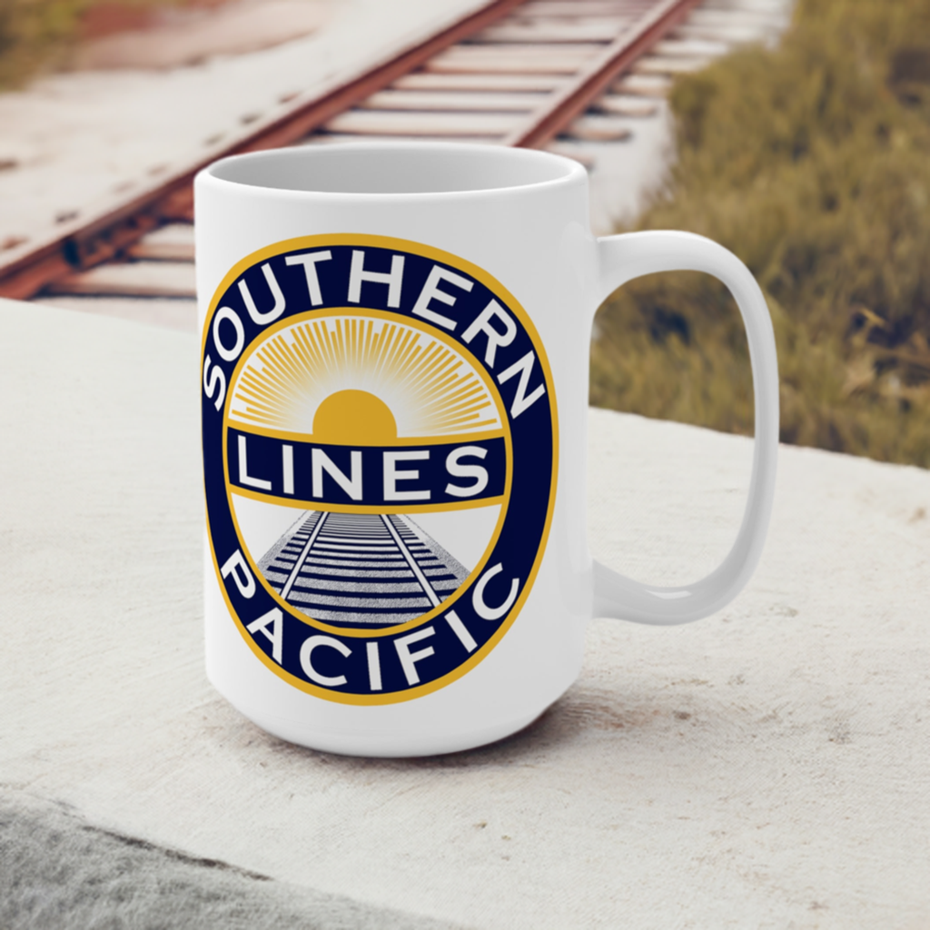 MugsArtStore, Southern Pacific Lines 15oz Mug