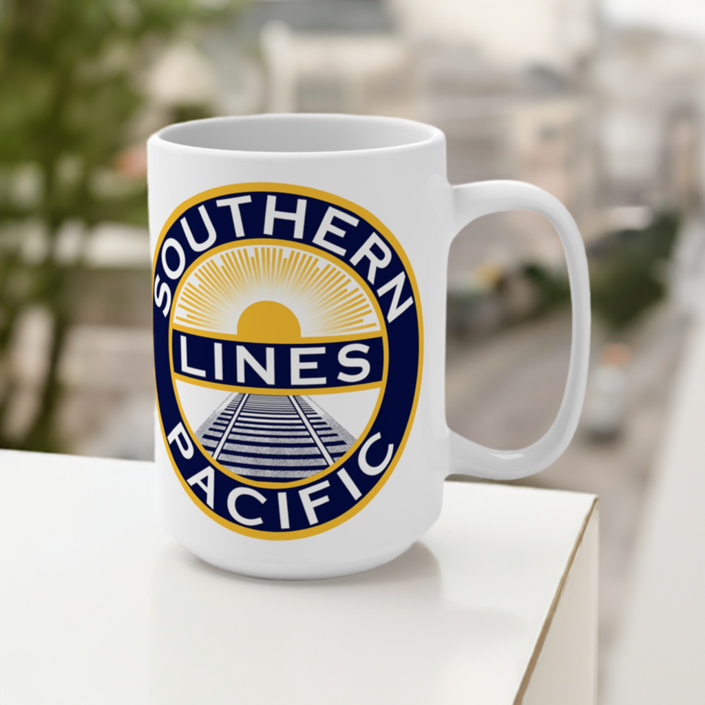 MugsArtStore, Southern Pacific Lines 15oz Mug