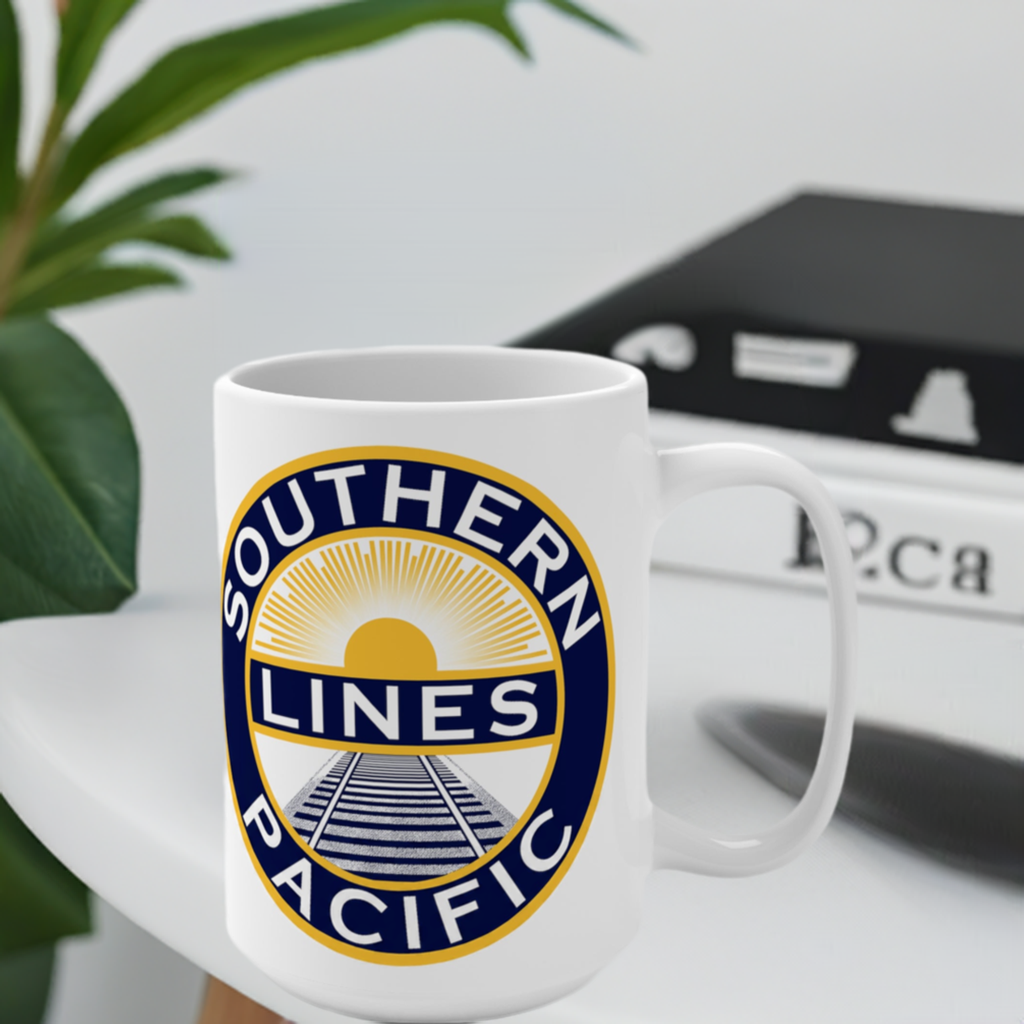 MugsArtStore, Southern Pacific Lines 15oz Mug