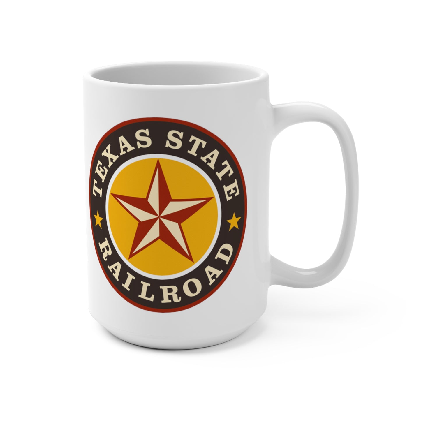 Texas State Railroad Coffee Railroad Cup Mug 15 oz