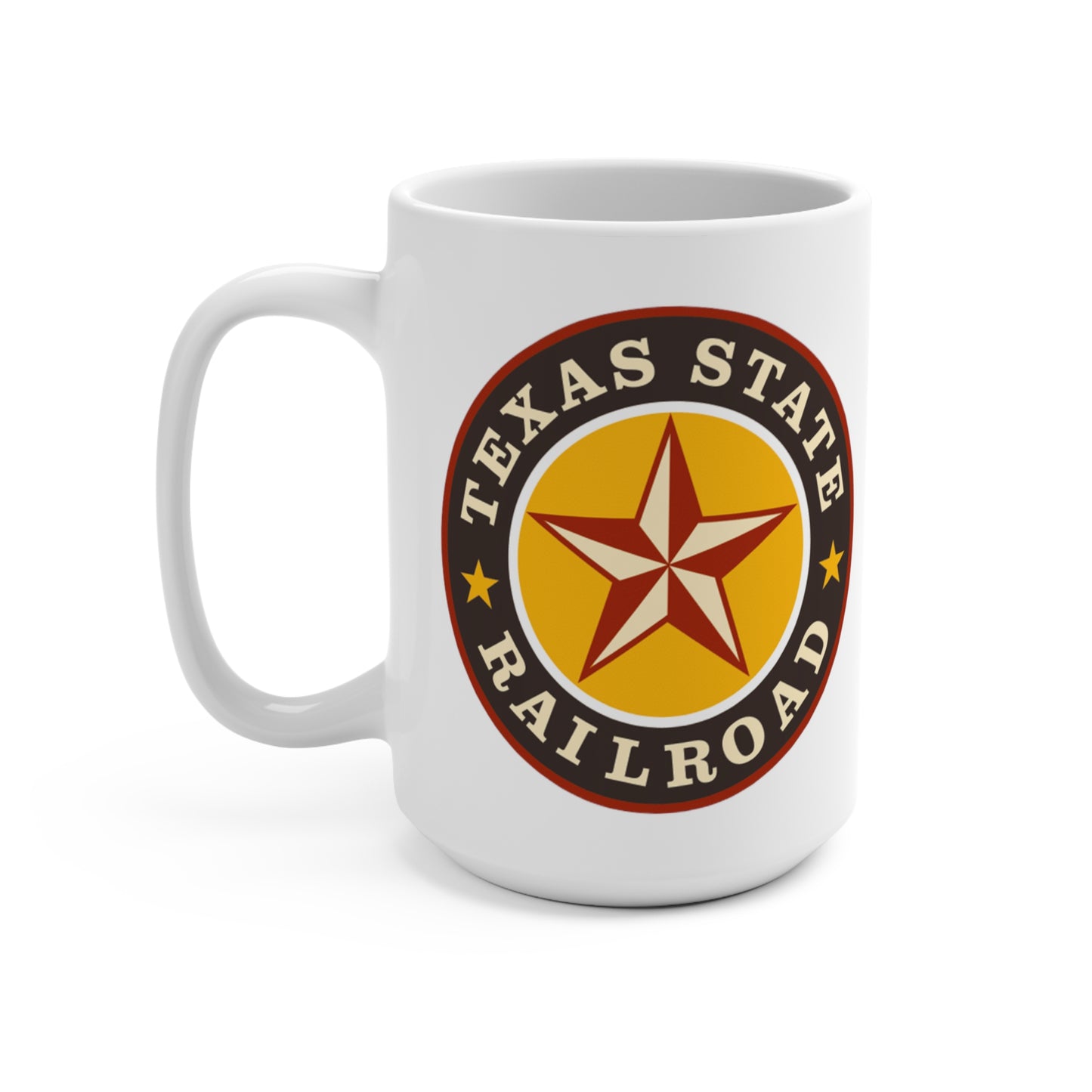 Texas State Railroad Coffee Railroad Cup Mug 15 oz