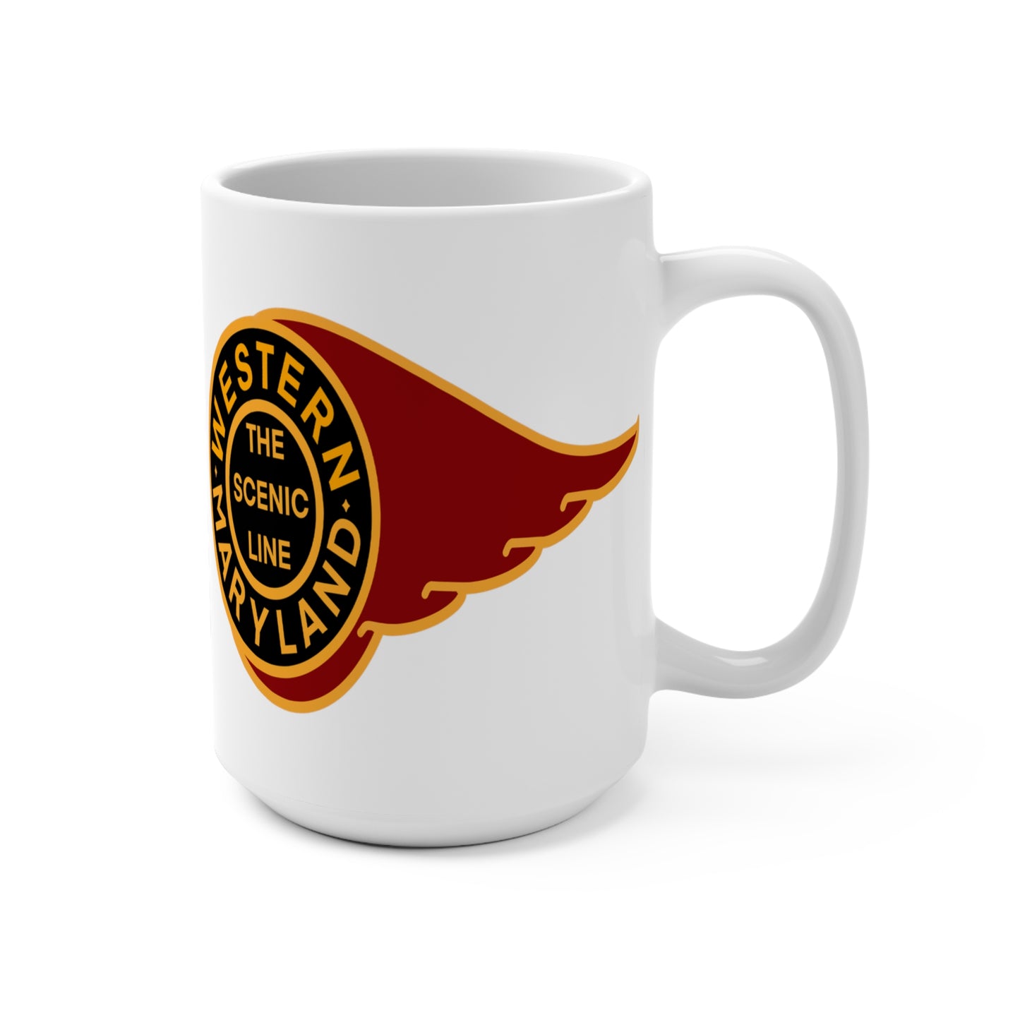 Western Maryland Railroad Mug - 15oz Ceramic Coffee Mug