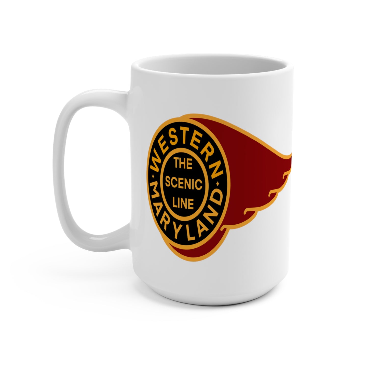 Western Maryland Railroad Mug - 15oz Ceramic Coffee Mug