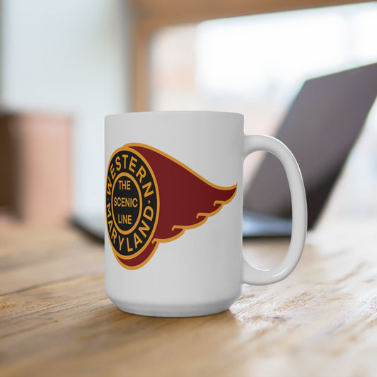 Western Maryland Railroad Mug - 15oz Ceramic Coffee Mug